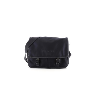 PRADA LOGO MESSENGER BAG TESSUTO MEDIUM 2VA768 (32*24*12cm)